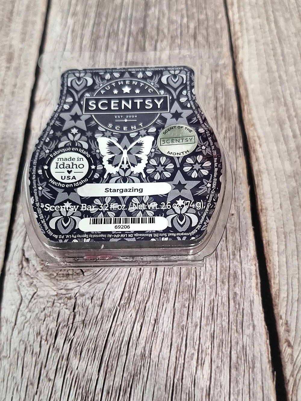 Scentsy Stargazing Wax Bar – Partial – 4 Wax Melts Remaining